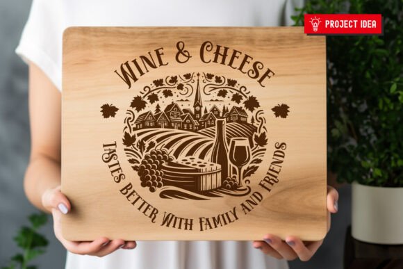 Charcuterie Board SVG for Graphics and Crafts