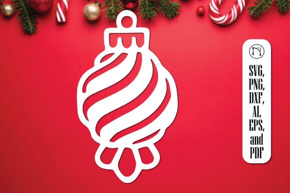 Christmas Decorative Ball SVG Cut File