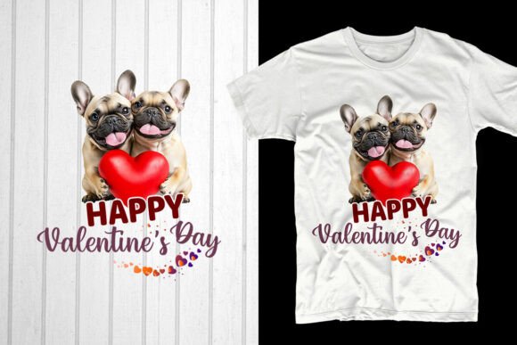 Happy Valentine’s Day. Bull Dog Couple