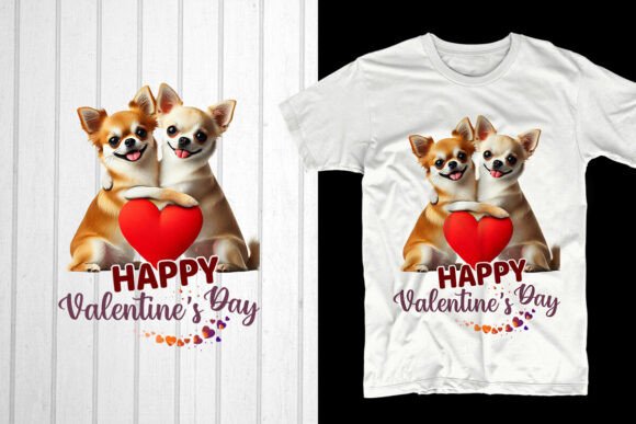 Happy Valentine’s Day Chihuahua Couple
