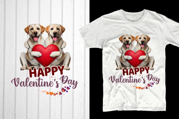 Happy Valentine’s Day Graphic for T-Shirt Designs