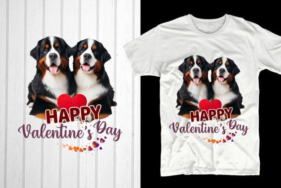 Happy Valentine’s Day Graphic for T-Shirt Designs
