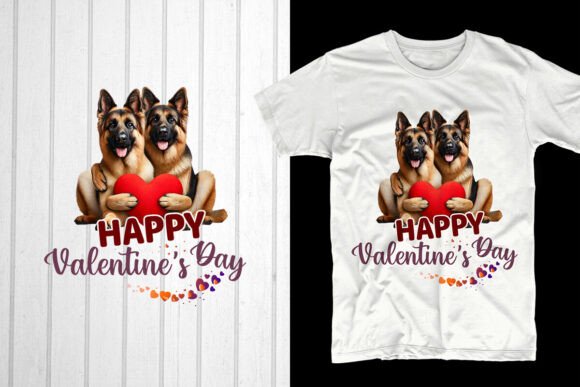 Happy Valentine’s Day Graphic for T-Shirt Designs
