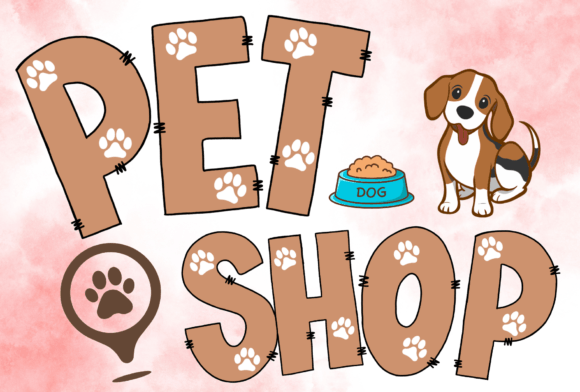 Pet Shop Fonts for Colorful Content