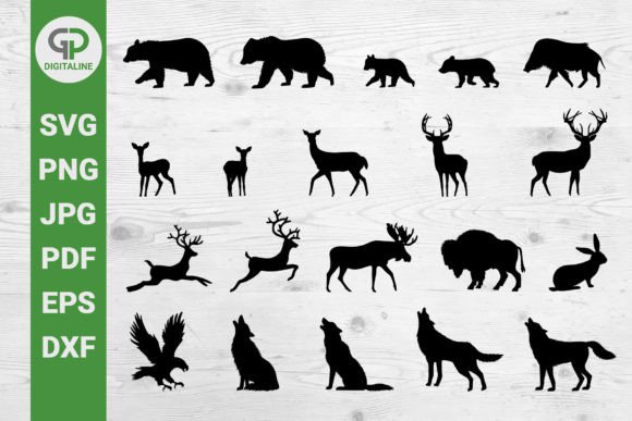 Woodland Animals Bundle SVG – A Graphic Design Asset for Nature-Inspired Projects